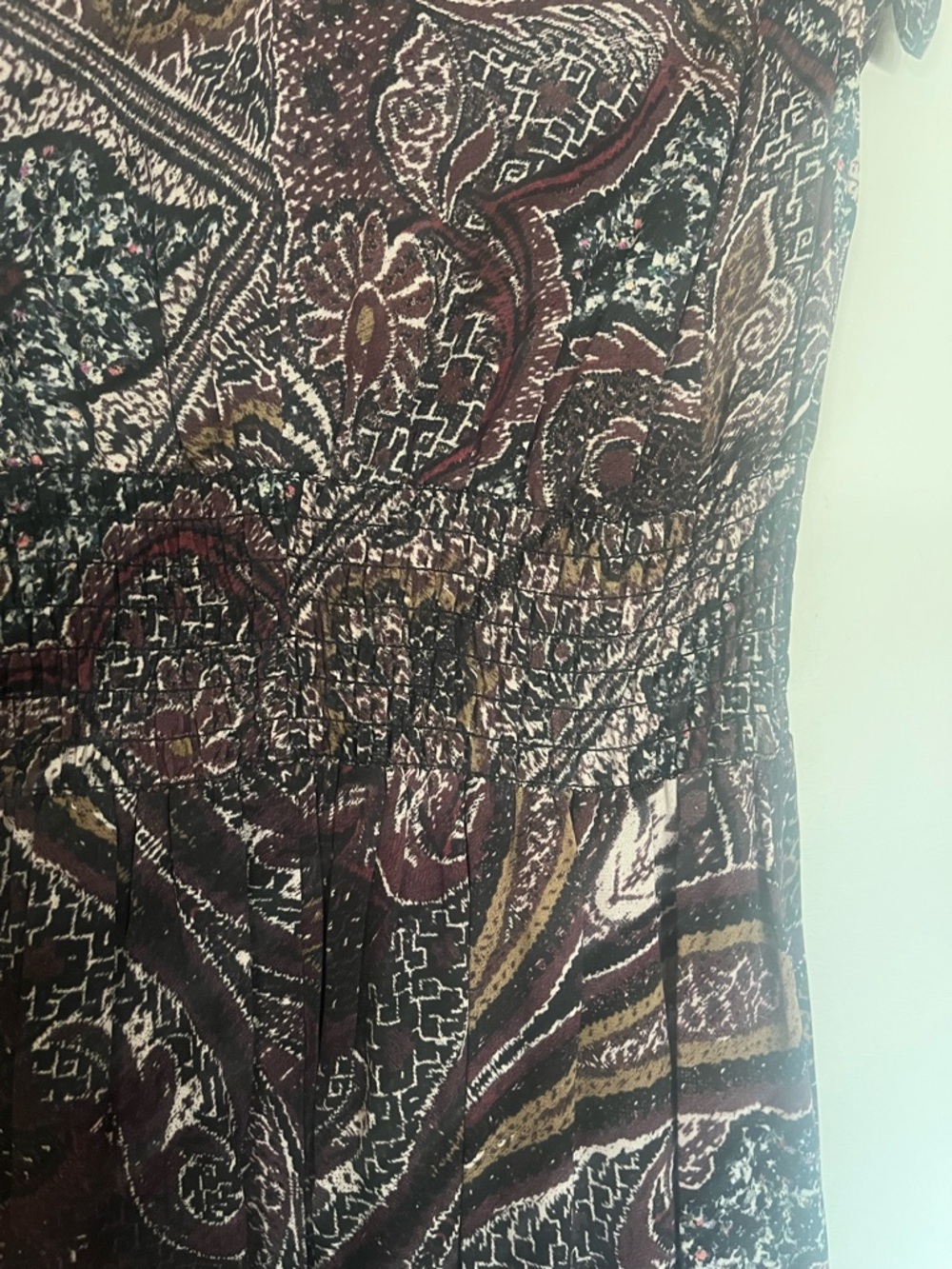 All Saints Leila Paisley Midi Dress Size S - Picture 8 of 11